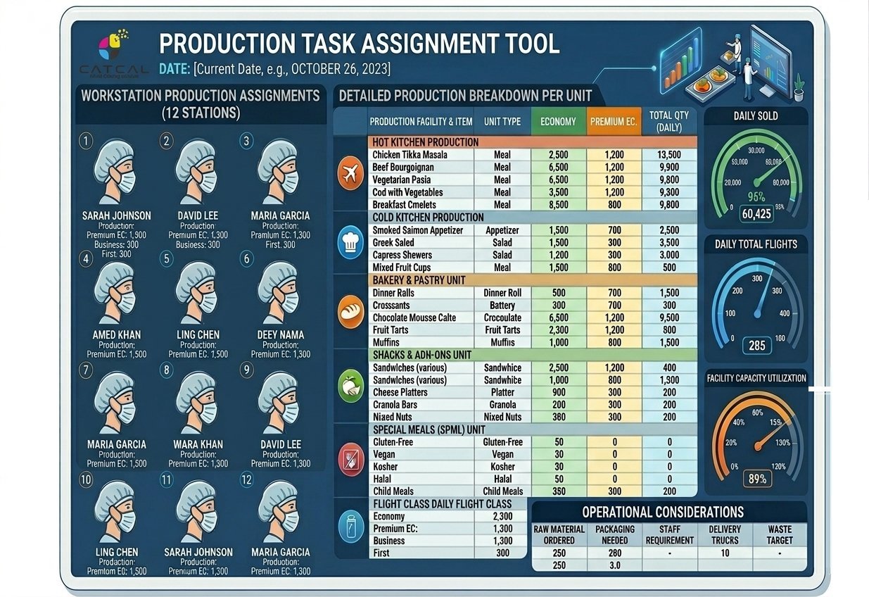 CatCal Production Task Assignment Tool
